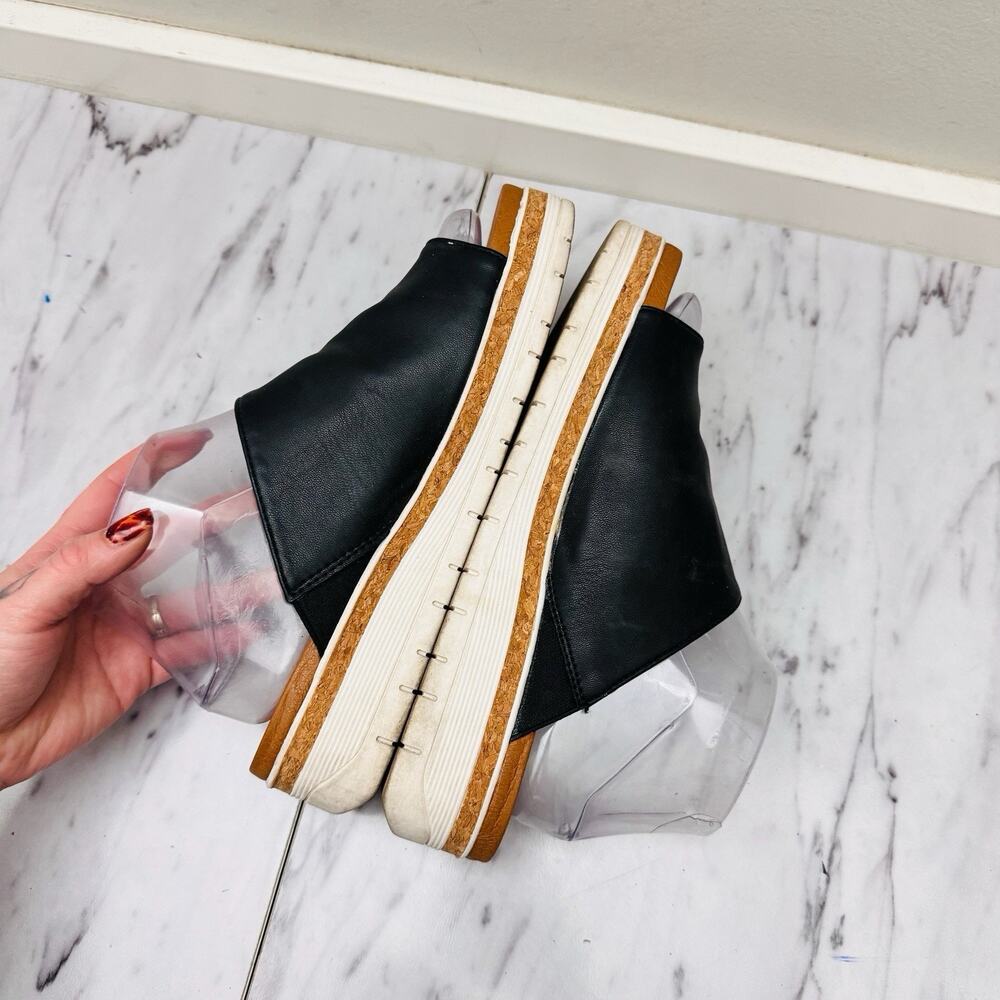 Adrienne Vittadini Sport Provence Slip On Sandal Black Women’s Size 8 - Picture 7 of 11